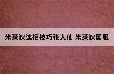 米莱狄连招技巧张大仙 米莱狄国服